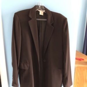 Professional dark brown jacket